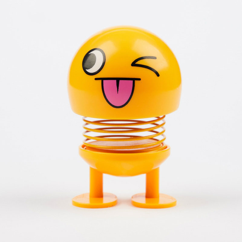 Car interior accessories car decoration car funny doll shaking head emoticon package beautiful internet celebrity small creative