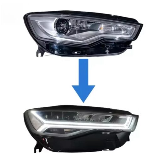 Audi A6modified headlight Matrix lens style