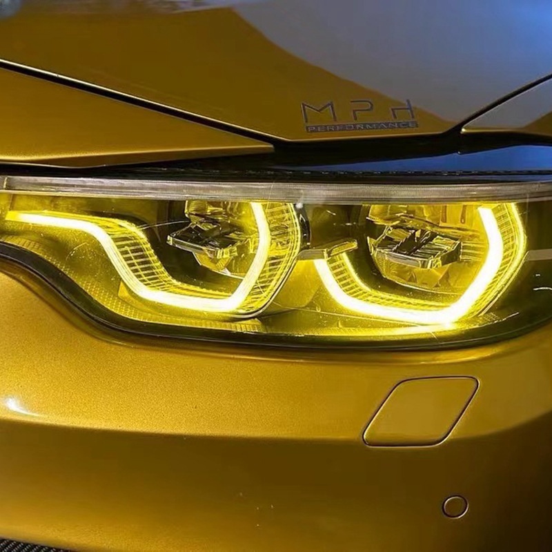 BMW yellow Headlight DRL LED Module 63117493229 63117493230 Daytime Running Light Module for BMW M3 M4 F32 F33 F36 F82 F83 high version