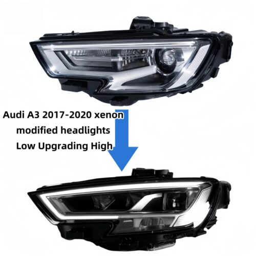Audi A3 2017-2020 xenon modified headlights Low Upgrading High--Direct plug-in