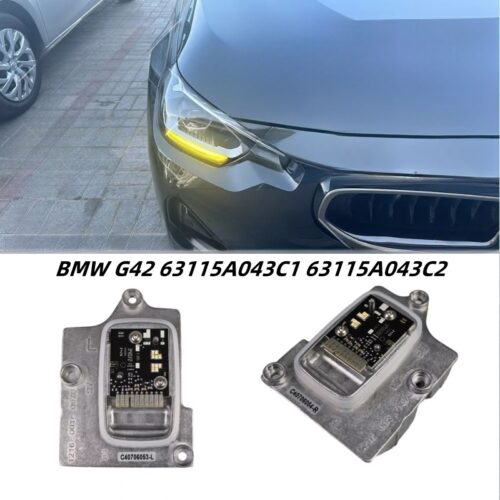 2PCS 63115A043C1 63115A043C2 yellow daytime running lights Headlight LED module for BMW G42 218i 220d 220i 230i M240i -Low Version