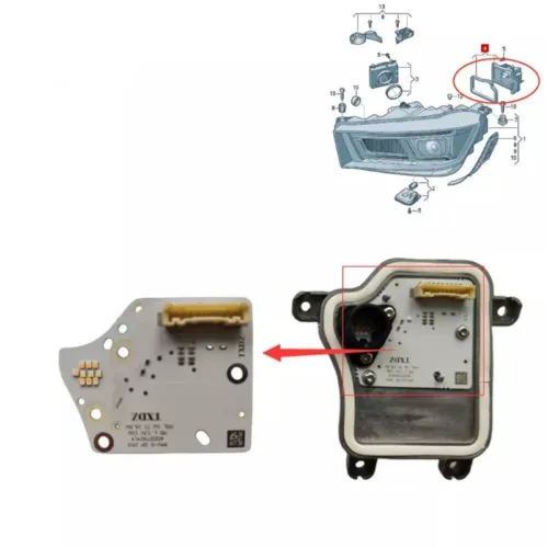 Audi Q5 SQ5 matrix headlights new LED daytime running lights module 6002TX0413 6002TX0414 2017-2020 