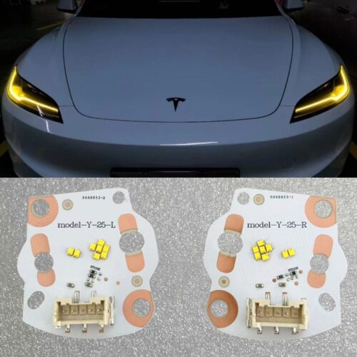 Tesla MODEL3 headlight daytime running light LED board For 2023-2025
