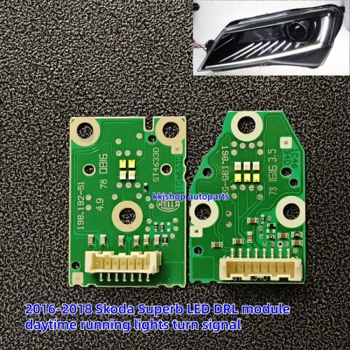 Skoda Superb headlight LED daytime running light DRL module
