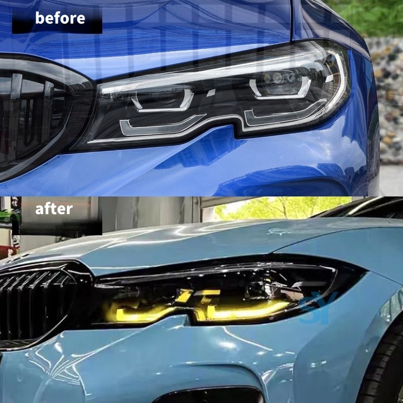 For BMW M3 M4 G28 G20 G21 headlight LED yellow daytime running light DRL chips