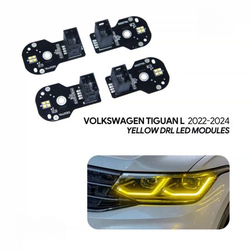 Volkswagen Tiguan L yellow daytime running light