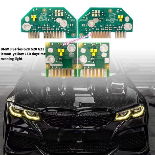 BMW 3 Series G28 G20 G21 lemon yellow LED daytime running light
