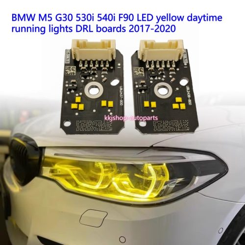 BMW M5 G30 530i 540i F90 LED yellow daytime running lights DRL board 2017-20