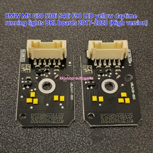 BMW M5 G30 530i 540i F90 LED yellow daytime running lights DRL boards 2017-2020