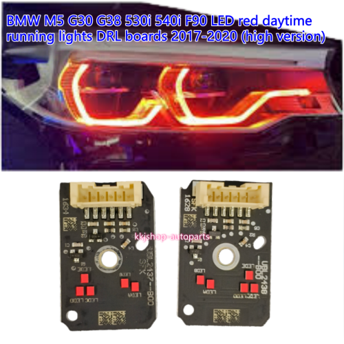 BMW M5 G30 G38 530i 540i F90 LED red daytime running lights DRL