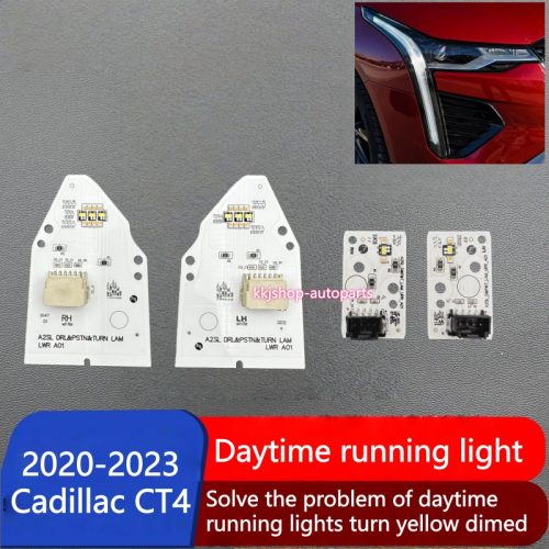 Cadillac CT4 front headlight LED daytime running light DRL turn signal board 2020-2023