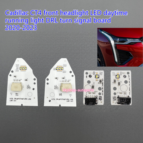 Cadillac CT4 front headlight LED daytime running light DRL turn signal board 2020-23