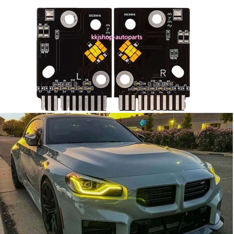2022-2025 BMW 2 Series M2 G42 G87 headlight yellow LED DRL daytime running light source chips