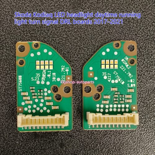 Skoda Kodiaq LED headlight daytime running light turn signal DRL boards 2017-2021