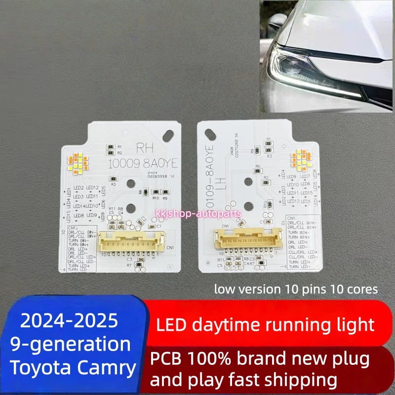 2024-2025 ninth-generation Toyota Camry LED daytime running light DRL sources low version