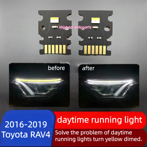 Toyota RAV4 LED daytime running light DRL source chips 2016-2019