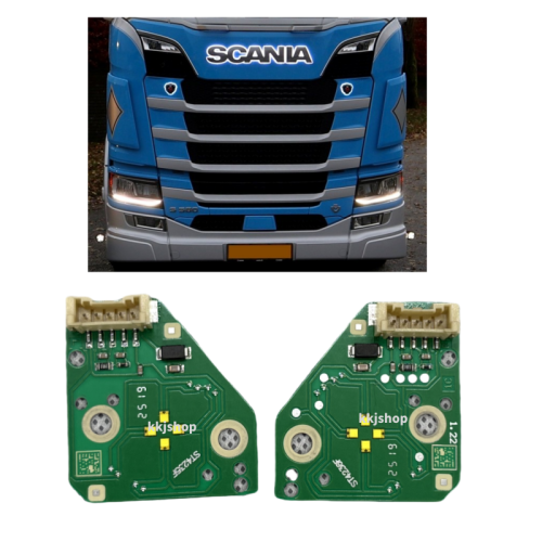 For Scania NTG front headlight DRL tube daytime running light LED chips