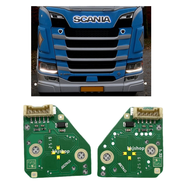 For Scania NTG front headlight DRL tube daytime running light LED chips