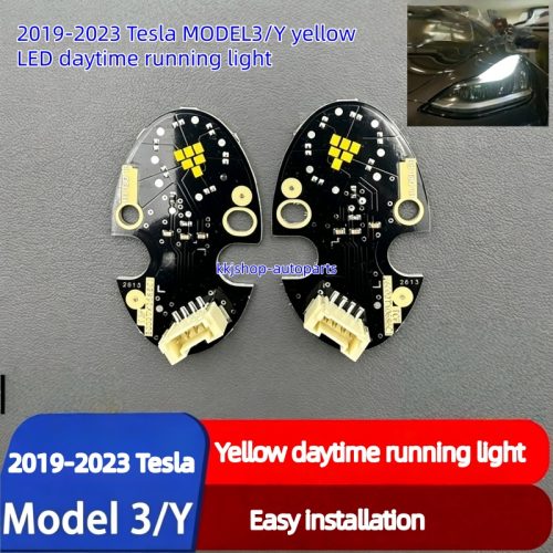 Tesla model 3Y yellow LED DRL