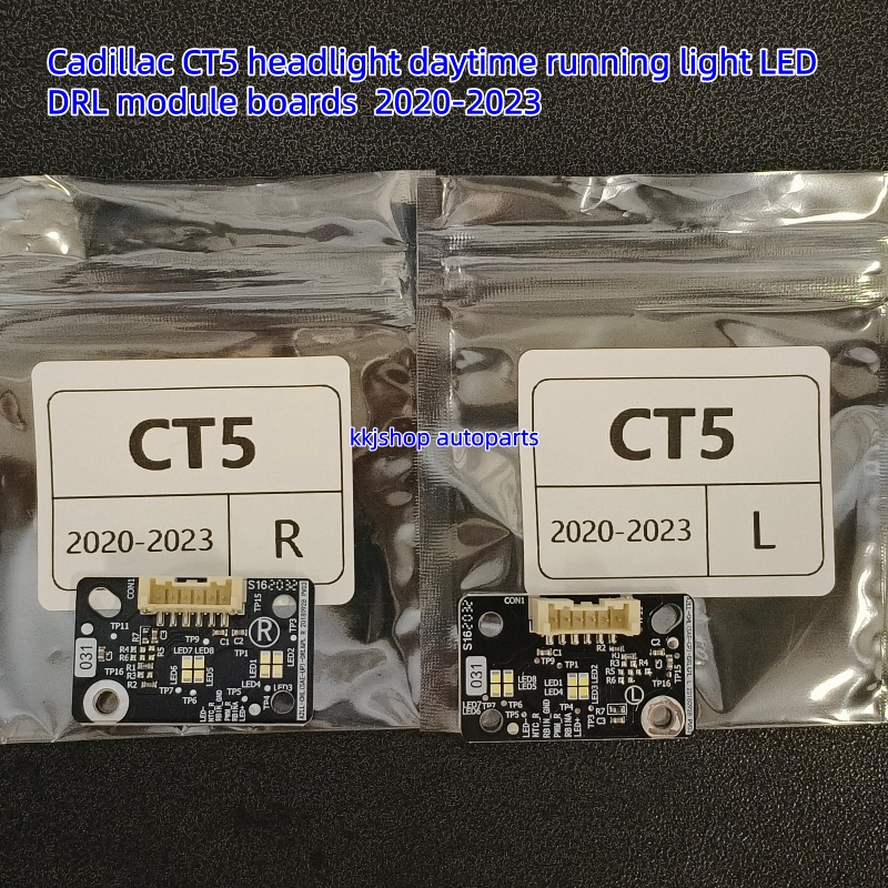 Cadillac CT5 headlight daytime running light LED DRL module boards