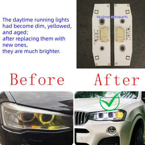 LED DRL Module Boards for BMW X3 X4 F25 F26 Daytime Running Light 2014-2017