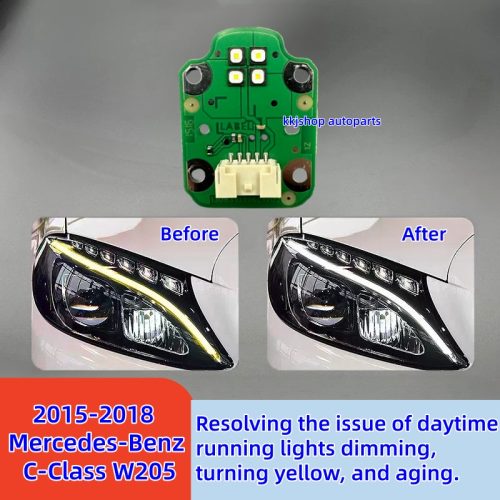 2015-2018 Mercedes-Benz C-Class W205 LED DRL Module Board Headlight Daytime Light