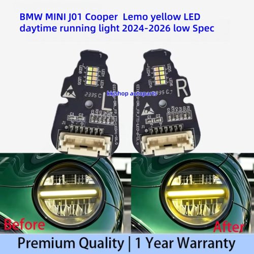 BMW MINI J01 Cooper Lemo yellow LED daytime running light 2024-2026 low Spec