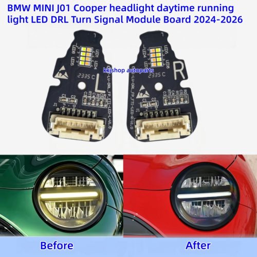 BMW MINI J01 Cooper headlight daytime running light LED DRL Turn Signal Module 2024-2026