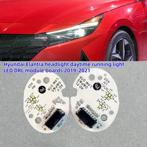 Hyundai Elantra headlight daytime running light LED DRL module boards 2019-2021