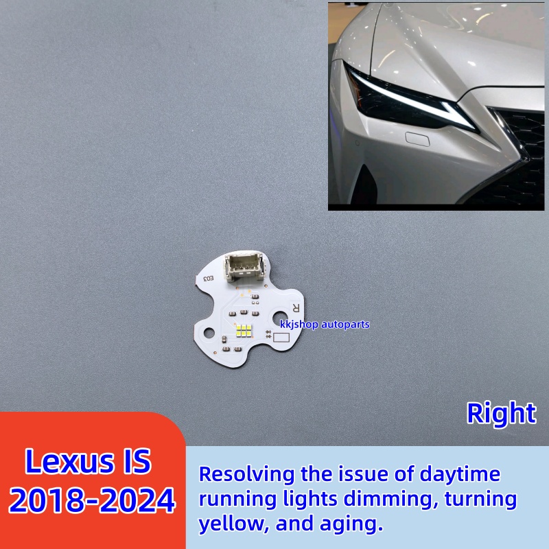 LED DRL Module Board for Lexus IS 2018-2024 Daytime Running Light