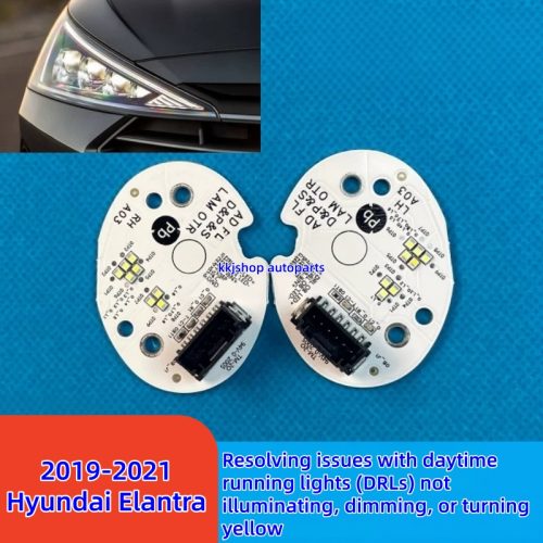 LED DRL module boards for Hyundai Elantra headlight daytime running light 2019-2021